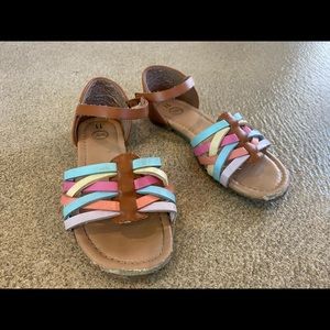 Wonder Nation colorful sandals